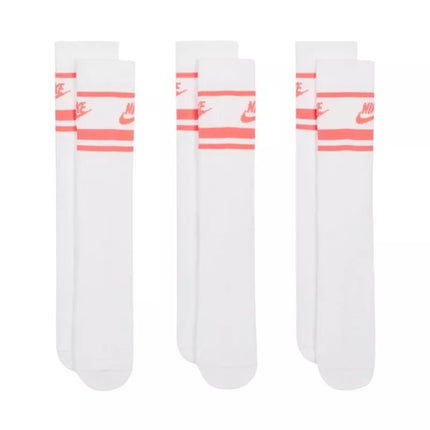 Nike NK Nsw Everyday Essential CR Kojinės 3 poros Baltos DX5089 100