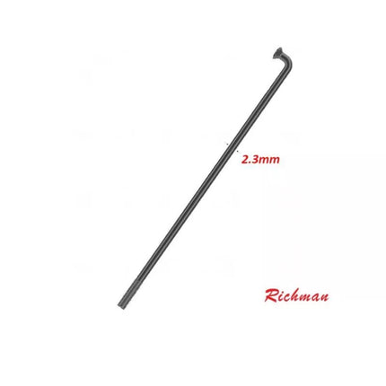 Juodas nerūdijančio plieno stipinas S13, 184 mm, 36 vnt. pakuotėje RICHMAN
