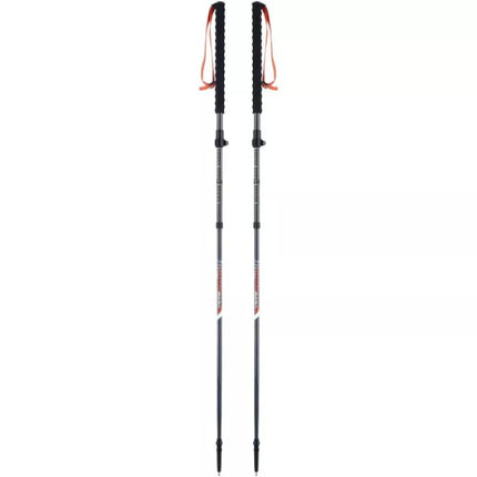 VIKING Mission FS foldable ski touring poles 47-140cm, gray