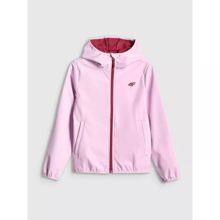 Mergaitei skirta softshell striukė, vėjui nepralaidi membrana 5000, 4F 4FJWSS26TSOFF478-47S
