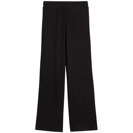 Puma HER Comfort High-Waist Wide Leg Women's Pants Black 693284 01