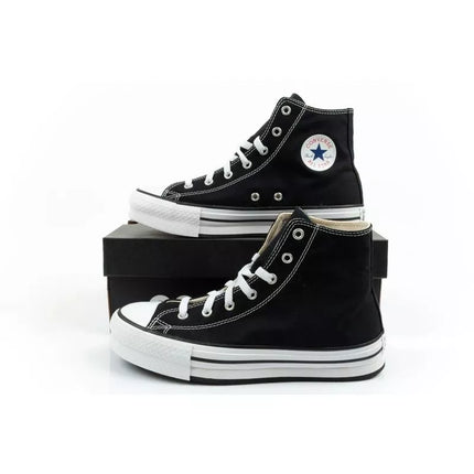 Moterų laisvalaikio bateliai Converse Chuck Taylor All Star, juodi