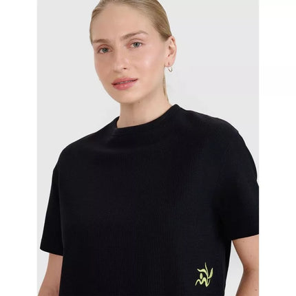 Women's crop top t-shirt 4F 4FWSS25TTSHF1977-20S