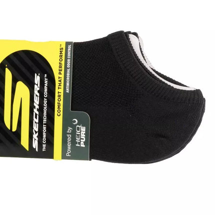 Skechers Vyriški Mikropluošto Kojinės, 3 poros, Juodos, S101715-HBLK, 41-46