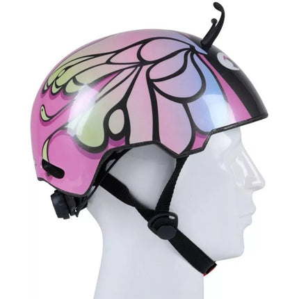 DUNLOP CHILDREN'S ADJUSTABLE CYCLING HELMET SIZE (48-52CM) BUTTERFLY