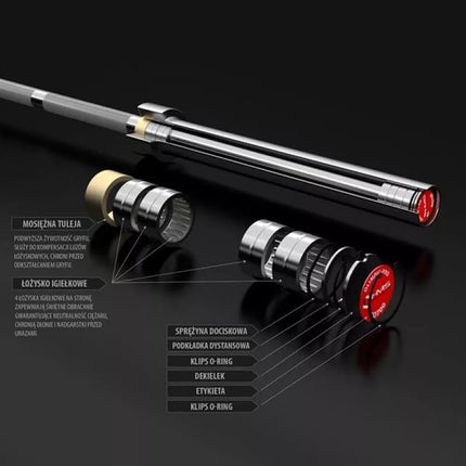 HMS BLACK GO700 Olimpinė štanga