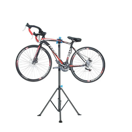 Wozinsky WSS-180 pastatomas dviračių serviso stovas su rankenėlėmis, iki 30 kg - juodas