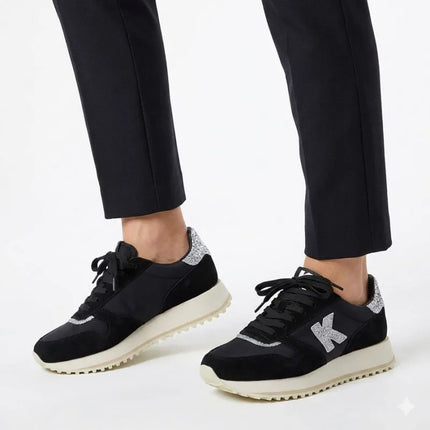 Black platform sneakers Kobbo 100103