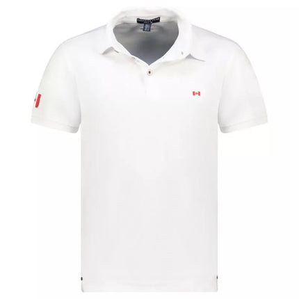 Canadian Peak Karseak Balta RM Vyriški 254 Polo marškinėliai (RBMSZ1394H/CP-BLANC)