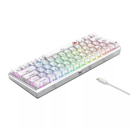 Havit KB903L žaidimų klaviatūra (Skaidri balta)