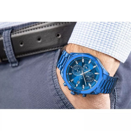 Men's Watch Giewont Chronograph Sapphire Blue GW7290-B5