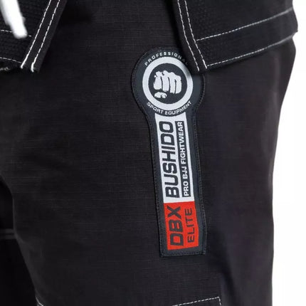 Gi BJJ treniruočių - Juodas DBX ELITE A0 + A0 diržas