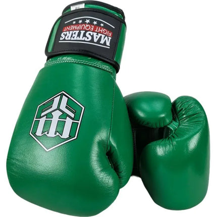 RBT-GREENSTRIKE Leather Boxing Gloves 12 oz Green
