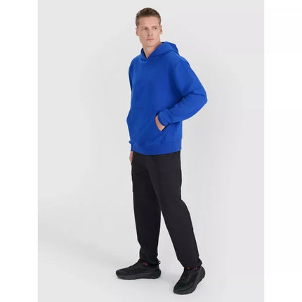 Men's sweatshirt with hood, open, 4F 4FWSS25TSWSM1749-36S