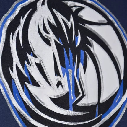 Nike Dallas Mavericks Essential Dry marškinėliai su Chrome logotipu, College Navy - CZ7252-419