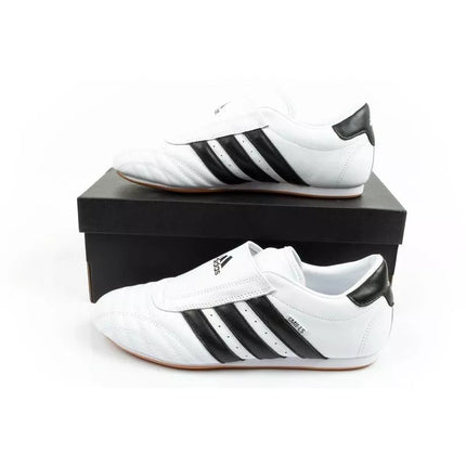 Adidas women's Taekwondo sports shoes white leather slip-on