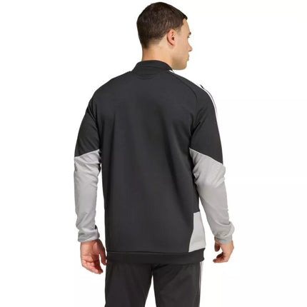 Men's adidas Tiro 26 Competition Training sweatshirt black, gray, and white JX4260