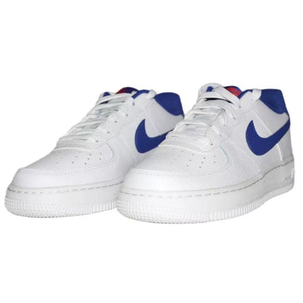 Nike Air Force 1 moteriški batai, balti / tamsiai karališkos mėlynos - CT3839-101