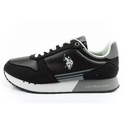US Polo Assn vyriški sportiniai bateliai stilingi patogūs juodi