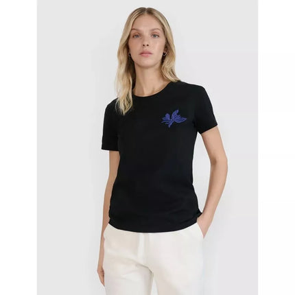 Women's regular printed T-shirt 4F 4FRSS25TTSHF2693-20S