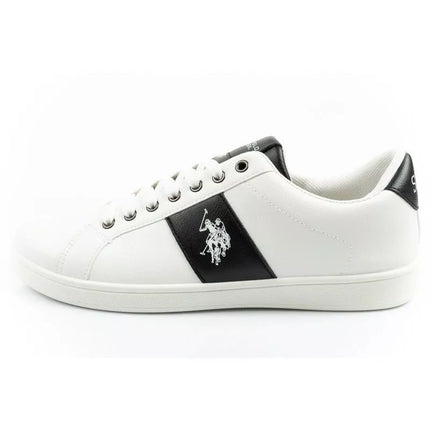 US Polo Assn. vyriški laisvalaikio batai, madingi, balti, patogūs