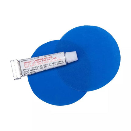 NILS CAMP NC4001 savaime prisipučiamas čiužinys su pagalve, mėlynas - 3,8 cm