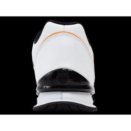 K-swiss RINZLER balti/oranžinės aguonų spalvos/juodi kedai (01235-185-M)