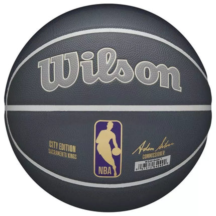 Wilson NBA Komandos Miesto Kolekcinis Kamuolys Sacramento Kings WZ4016426ID Pilka 7