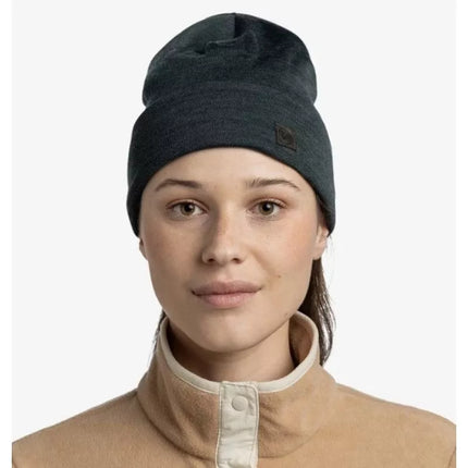 BUFF MERINO STORA VIENSPALVĖ MIŠKO ŽALUMO KEPURĖ
