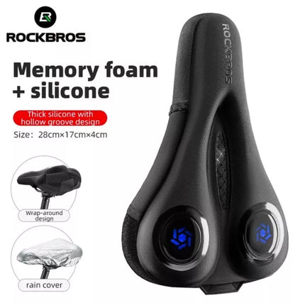 Rockbros LF044BL balnelio užvalkalas su apsauga nuo lietaus - juoda ir mėlyna