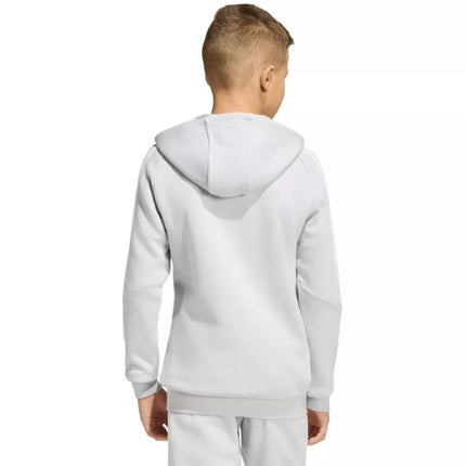 adidas Tiro 26 League Sweat Full Zip Hoodie for Kids Gray KF3323