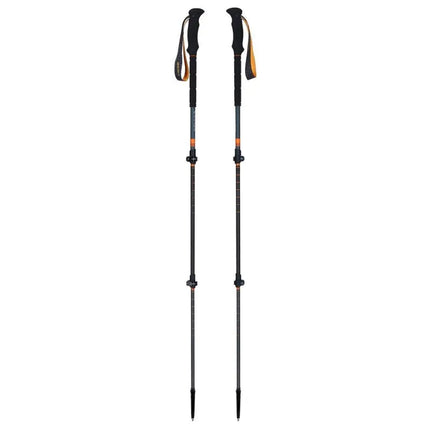 VIKING Kangri Skitouring poles 65-135cm, gray-orange