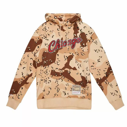 Mitchell & Ness NBA Chicago Bulls Camo atspindintis bliuzonas su gobtuvu