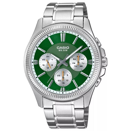 Vyriškas laikrodis CASIO MTP-1375D-3AVDF + Dėžutė komplekte