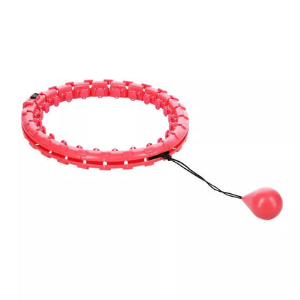 FH01 RAUDONAS HULA HOOP SU SVORIU