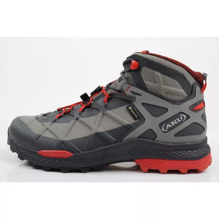 Aku Rocket Gore-tex Vyriški Žygio Batai, Pilkai Raudoni