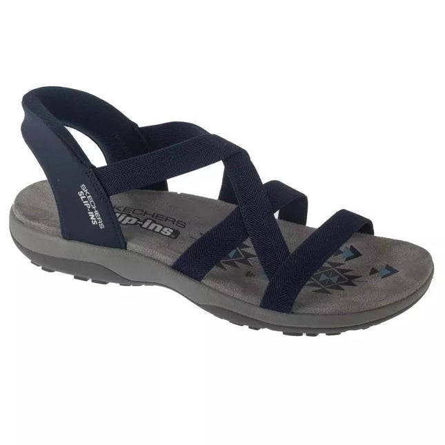 Skechers Slip-Ins: Reggae Slim - Stretch Flex 163460-NVY Navy 36
