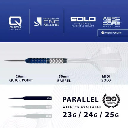 Harrows GEO 01 PARALLEL 90% plieninės strėlytės
