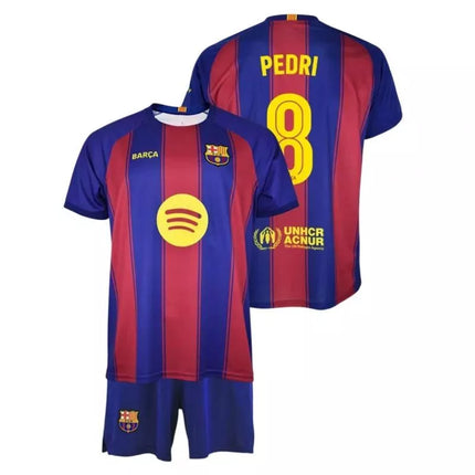 FC Barcelona Pedri marškinėlių ir šortų komplektas vaikams 2025/26 BC19EP
