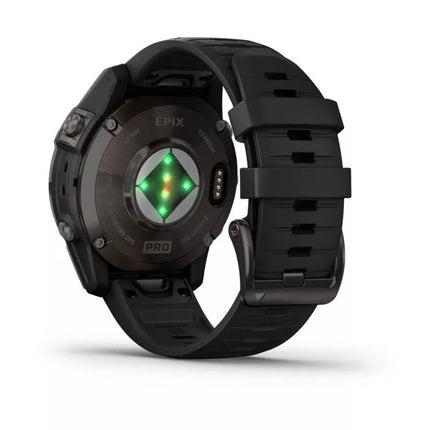 Garmin EPIX PRO g2 47mm Safyrinis Anglies pilkos spalvos su DLC danga, Titano juodumo