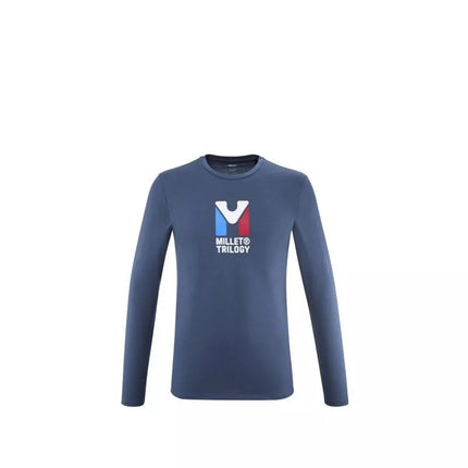M Chamonix Tri Ts Ls marškinėliai tamsiai mėlyni Millet