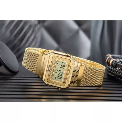 CASIO Vintage A700WMG-9ADF Vyriškas laikrodis su dėžute