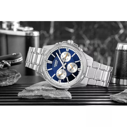 Vyriškas laikrodis CASIO MTP-1375D-2A1VDF su dėžute