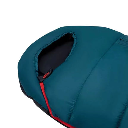 NILS Camp NC2003 sleeping bag black and red