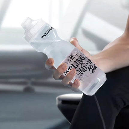 Wozinsky WBR-01T 750ml dviračio buteliukas - Skaidrus