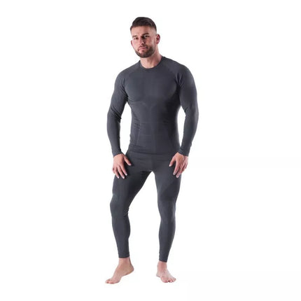 BTK0060 Vyriški pilki termoaktyvūs marškinėliai RAGNAR 2XL/3XL NILS