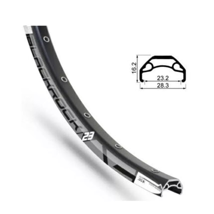 Rim RODI BLACKROCK 29'' 622x23 black 32 holes