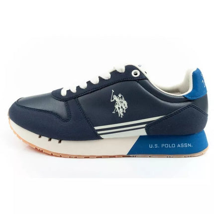 US Polo Assn sports shoes sneakers men's fashionable comfortable blue