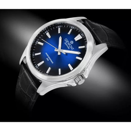 Giewont Elegance Sapphire Men's Watch Black and Blue GW5160-A6