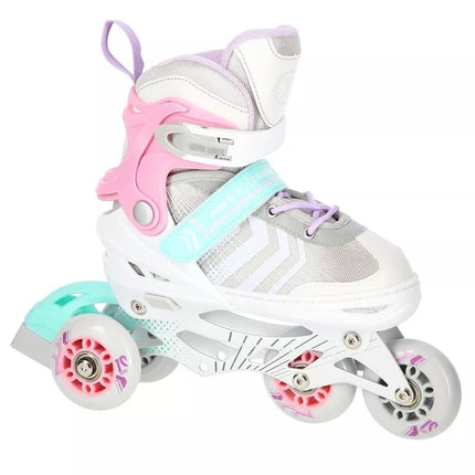 NH18192 4in1 PINK SIZE S(29-33) ROLLER SKATING WITH HOCKEY SLEEVE NILS EXTREME